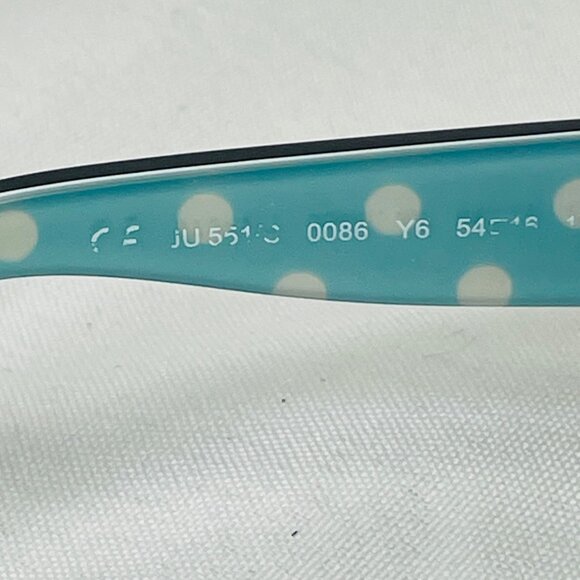 Juicy Couture Womens Tortoise & Polka Dot Sunglasses Frame 54/16 - Picture 9 of 15